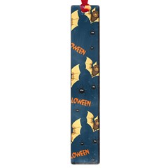 Bat, Pumpkin And Spider Pattern Large Book Marks by Valentinaart