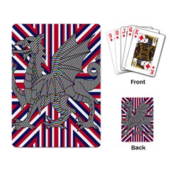 Alternatively Mega British America Dragon Illustration Playing Card