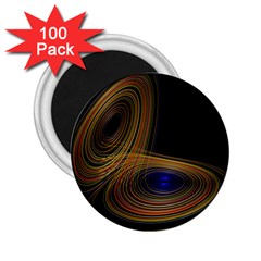 Wondrous Trajectorie Illustrated Line Light Black 2 25  Magnets (100 Pack)  by Mariart