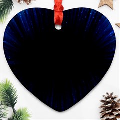 Colorful Light Ray Border Animation Loop Blue Motion Background Space Ornament (heart)