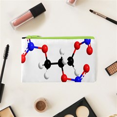 Nitroglycerin Lines Dna Cosmetic Bag (xs) by Mariart