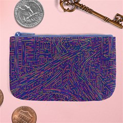 Infiniti Line Building Street Line Illustration Large Coin Purse