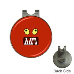 Funny Monster Face Hat Clips With Golf Markers