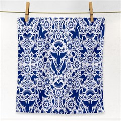 Birds Fish Flowers Floral Star Blue White Sexy Animals Beauty Face Towel by Mariart