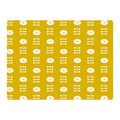 Circle Polka Chevron Orange Pink Spot Dots Double Sided Flano Blanket (mini)  by Mariart