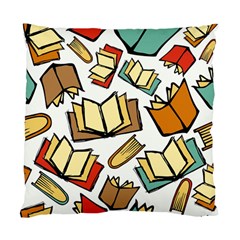 Friends Library Lobby Book Sale Standard Cushion Case (two Sides)