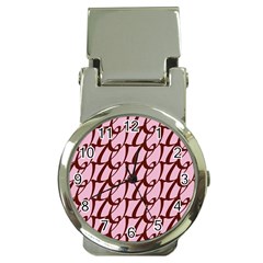 Letter Font Zapfino Appear Money Clip Watches