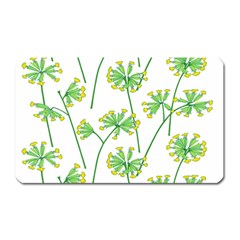 Marimekko Fabric Flower Floral Leaf Magnet (rectangular)