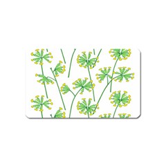 Marimekko Fabric Flower Floral Leaf Magnet (name Card)