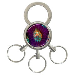 Live Green Brain Goniastrea Underwater Corals Consist Small 3-ring Key Chains