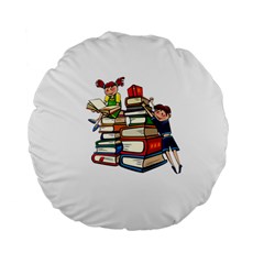 Back To School Standard 15  Premium Flano Round Cushions by Valentinaart