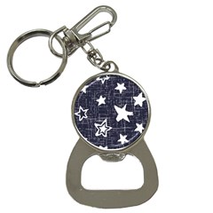 Star Space Line Blue Art Cute Kids Button Necklaces