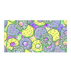 Donuts Pattern Satin Wrap