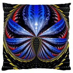 Illustration Robot Wave Large Flano Cushion Case (one Side)