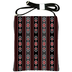 Folklore Pattern Shoulder Sling Bags by ValentinaDesign