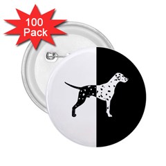 Dalmatian Dog 2 25  Buttons (100 Pack)  by Valentinaart