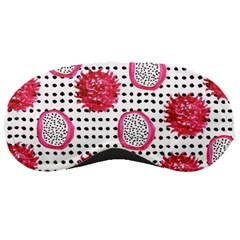 Fruit Patterns Bouffants Broken Hearts Dragon Polka Dots Red Black Sleeping Masks by Mariart