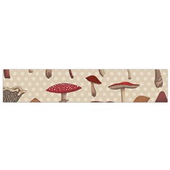 Mushroom Madness Red Grey Brown Polka Dots Flano Scarf (small) by Mariart