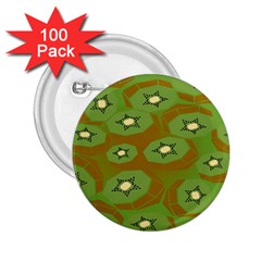 Relativity Pattern Moon Star Polka Dots Green Space 2 25  Buttons (100 Pack) 