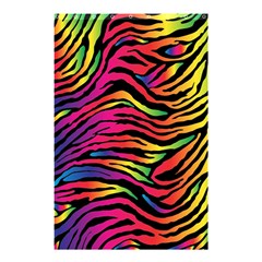 Rainbow Zebra Shower Curtain 48  X 72  (small) 