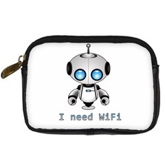 Cute Robot Digital Camera Cases by Valentinaart