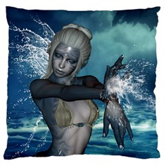 The Wonderful Water Fairy With Water Wings Standard Flano Cushion Case (one Side) by FantasyWorld7