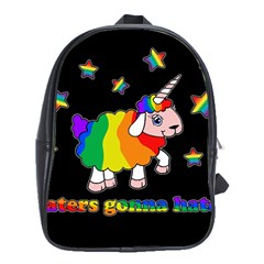 Unicorn Sheep School Bag (xl) by Valentinaart