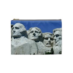 Mount Rushmore Monument Landmark Cosmetic Bag (medium)  by Nexatart