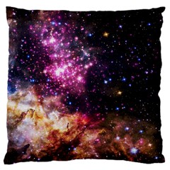 Space Colors Large Flano Cushion Case (two Sides)