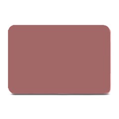 Blush Gold Coppery Pink Solid Color Plate Mats by PodArtist