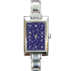 Pattern Circle Multi Color Rectangle Italian Charm Watch by Nexatart