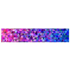 Triangle Tile Mosaic Pattern Flano Scarf (small) by Nexatart