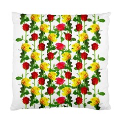 Rose Pattern Roses Background Image Standard Cushion Case (two Sides) by Nexatart