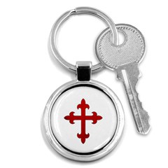 Crusader Cross Key Chains (round)  by Valentinaart