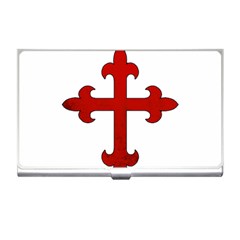 Crusader Cross Business Card Holders by Valentinaart