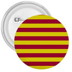 Red & Yellow Stripesi 3  Buttons by norastpatrick
