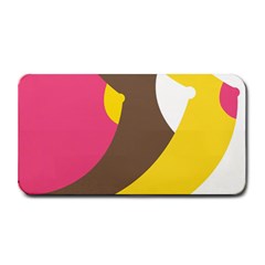 Breast Pink Brown Yellow White Rainbow Medium Bar Mats by Mariart