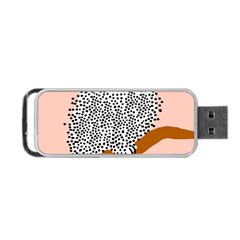 Animals Bird Owl Pink Polka Dots Portable Usb Flash (one Side) by Mariart