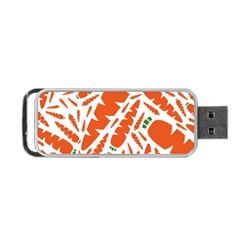 Carrots Fruit Vegetable Orange Portable Usb Flash (two Sides)