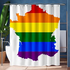 Flag Map Stripes Line Colorful Shower Curtain 60  X 72  (medium) 