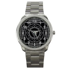 Kali Yantra Inverted Sport Metal Watch