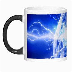 Lightning Brain Blue Morph Mugs by Mariart