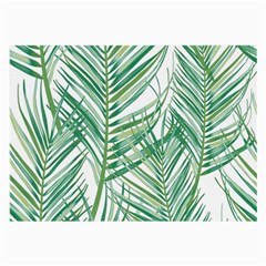 Jungle Fever Green Leaves Large Glasses Cloth (2-side) by Mariart