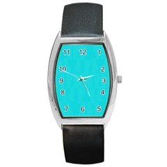 Line Blue Barrel Style Metal Watch