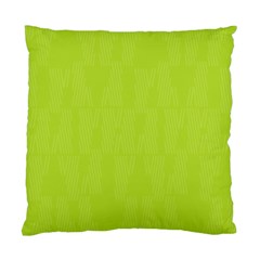 Line Green Standard Cushion Case (one Side) by Mariart