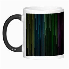 Line Rain Rainbow Light Stripes Lines Flow Morph Mugs by Mariart