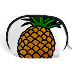 Pineapple Fruite Yellow Green Orange Accessory Pouches (medium)  by Mariart