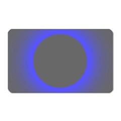 Pure Energy Black Blue Hole Space Galaxy Magnet (rectangular)