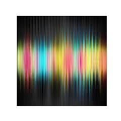 Sound Colors Rainbow Line Vertical Space Small Satin Scarf (square) by Mariart