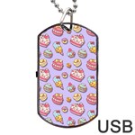 Sweet pattern Dog Tag USB Flash (One Side) Front